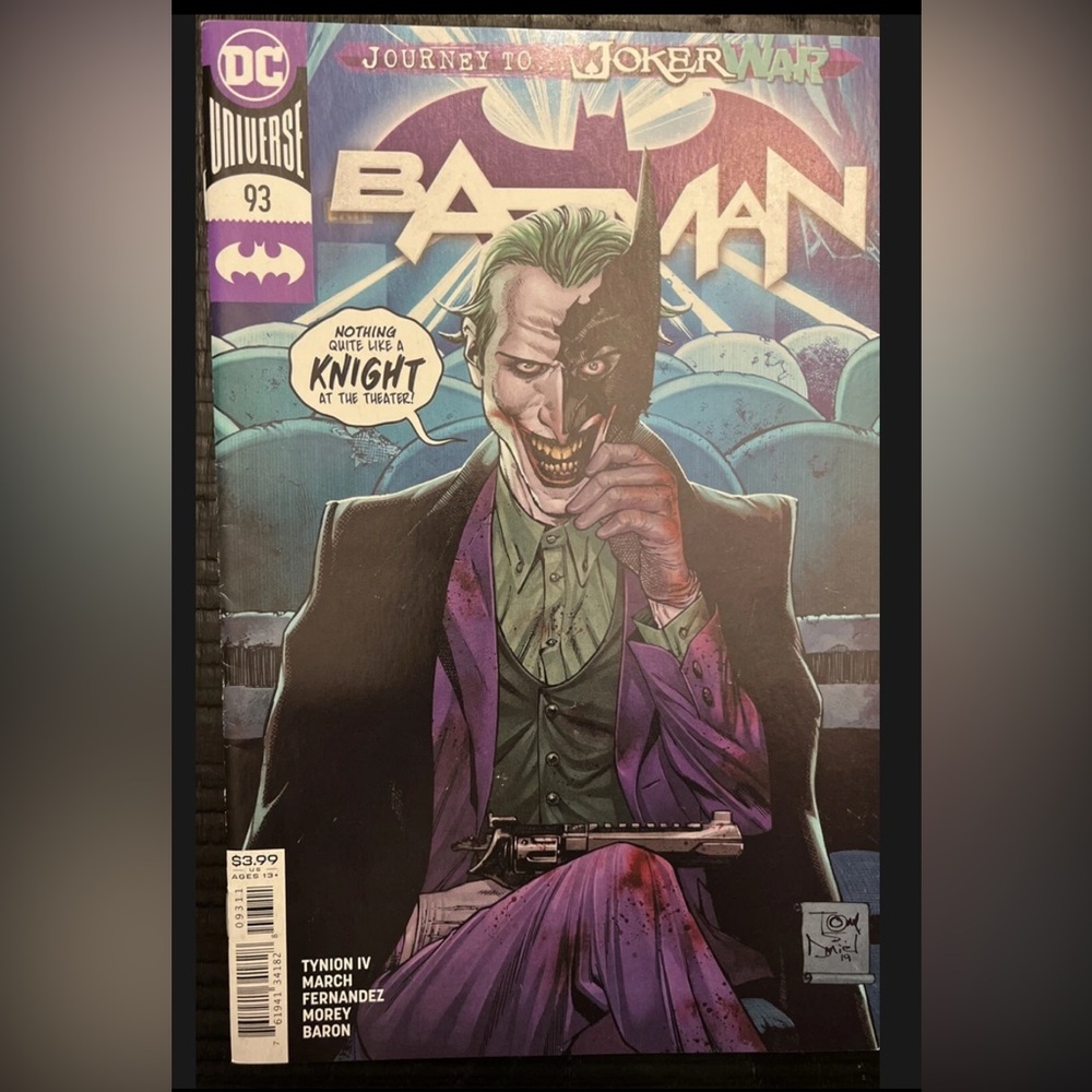 Batman Comic Book “ Joker War “  Comic Issue 93